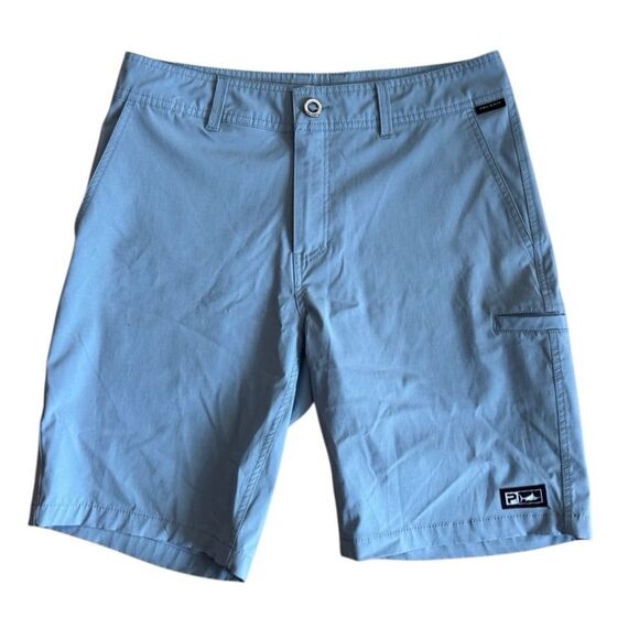 Pelagic Men's Mako Hybrid Shorts 20" in Slate Blue - Picture 3 of 8